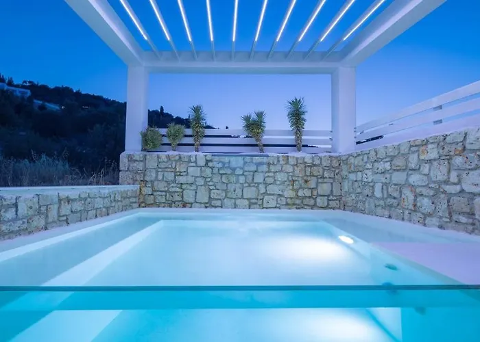 Dion Zakynthos Greece One Bedroom With Private Pool No01 Villa *